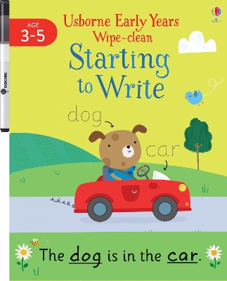 Early Years Wipe-Clean Starting to Write