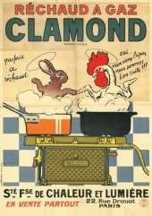 Carnet Blanc, Affiche Rechaud a Gaz Clamond