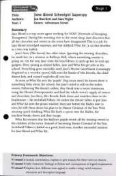 Literacy World Comets Stage 1: Blond Schoolgirl Superspy Guided Reading Card Framework Ed