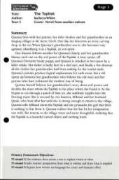 Literacy World Comets Stage 3: The Tupilak Guided Reading Card Framework Edition