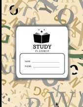Study Planner: Elementary Scheduling for Students, Academic Planner for Students, Highschool, College and Faculty Exam Preparation, Study Goal Tracker, Language Learning Progress Tracker