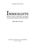 Immigrants Who Returned Home