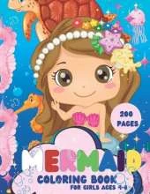 Mermaid Coloring Book: For girls Ages 4-8