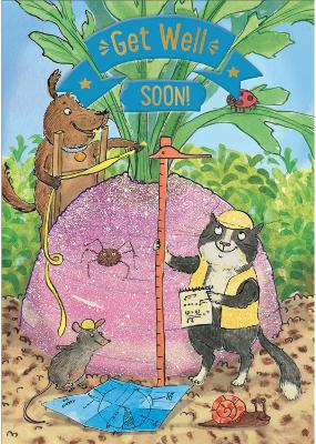 The Enormous Turnip - Get Well Card-Book: 6 Card-Book Pack