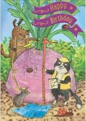 The Enormous Turnip - Happy Birthday Card-Book: 6 Card-Book Pack