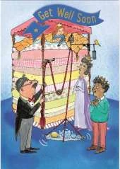 The Princess and the Pea - Get Well Card-Book: 6 Card-Book Pack