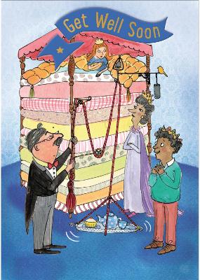 The Princess and the Pea - Get Well Card-Book: 6 Card-Book Pack