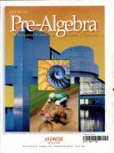 Pre-Algebra: an Integrated Transition to Algebra and Geometry, Student Edition (National) 2001