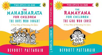 Two-Epics-in-One (The Ramayana for Children and The Mahabharata for Children): The Girl Who Chose and The Boys Who Fought, a Flip Book
