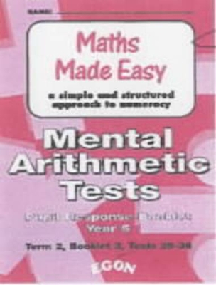 Mental Arithmetic Tests Pupil Response Booklets Year 5
