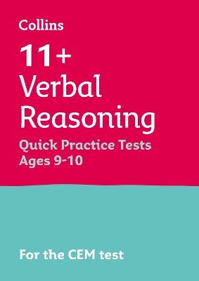 11+ Verbal Reasoning Quick Practice Tests Age 9-10 (Year 5): For the 2025 Cem Tests