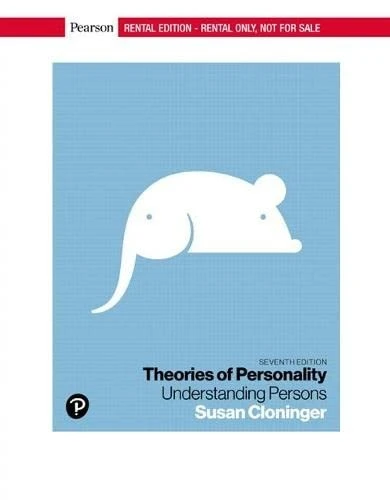 Theories of Personality: Understanding Persons