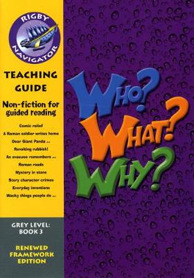 Navigator FWK: Who? Why? What? Teaching Guide