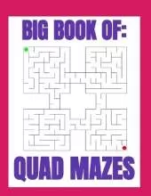 Big Book of Quad Mazes: Quad maze puzzles are four times as fun