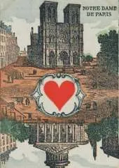 Carnet Blanc, Carte a Jouer, Notre-Dame-de-Paris