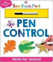 Skills for School: Pen Control (See, Touch, Feel): With wipe-clean pen!