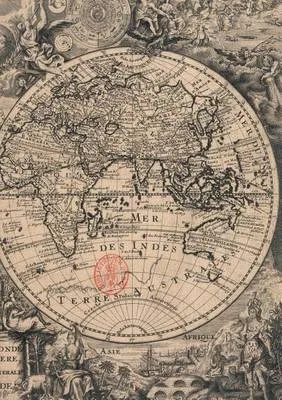 Carnet Blanc, Carte Generale Du Monde, 1741