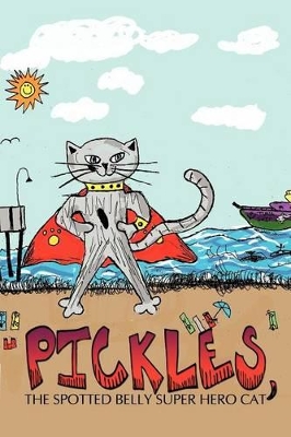 Pickles, The Spotted Belly Super Hero Cat