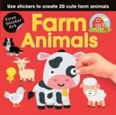 First Sticker Art: Farm Animals: Use Stickers to Create 20 Cute Farm Animals
