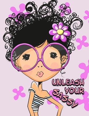 Unleash Your Sassy: Discreet Internet Website Password Keeper, Large Print Book, 8 1/2 x 11