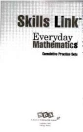 Everyday Mathematics, Grade 3, Skills Link Student Book