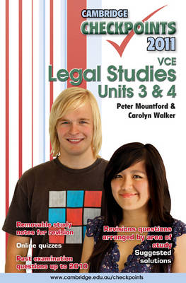 Cambridge Checkpoints VCE Legal Studies Units 3 and 4 2011