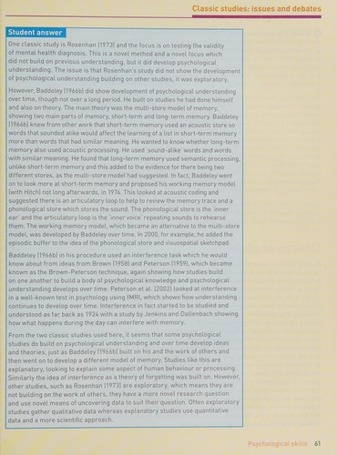 Edexcel A-Level Psychology Student Guide 4: Psychological Skills