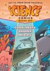 Science Comics Boxed Set: Coral Reefs, Sharks, and Whales