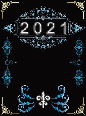 2021 Monthly Planner: Monthly Planner with Tabs for 2021 Year 12 Month January to December Includes notebook Pages, Contacts, Password & Birthday Log
