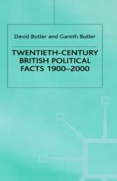 Twentieth-Century British Political Facts, 1900-2000