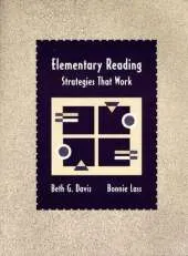 Elementary Reading: Strategies That Work