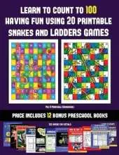 Pre K Printable Workbooks (Learn to count to 100 having fun using 20 printable snakes and ladders games): A full-color workbook with 20 printable snakes and ladders games for preschool/kindergarten children. The price of this book includes 12 printable PD