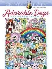 Creative Haven Adorable Dogs Coloring Book