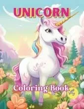 Unicorn Coloring Book: 50 Simple and Fun Unicorn Designs for Children, 8.5 x 11 inches