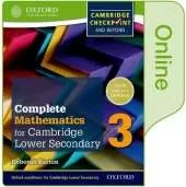 Complete Mathematics for Cambridge Lower Secondary Book 3: Online Student Book (First Edition)