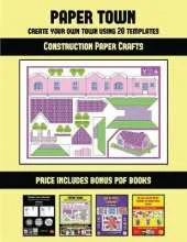 Construction Paper Crafts (Paper Town - Create Your Own Town Using 20 Templates): 20 full-color kindergarten cut and paste activity sheets designed to create your own paper houses. The price of this book includes 12 printable PDF kindergarten workbooks