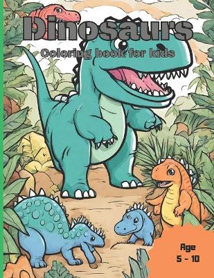 Dinosaurs. Coloring book for kids.