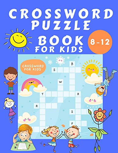 Crosswords Puzzle Book for Kids 8-12: Puzzles Book for Children - Word Search Educational Book for Kids - Find a Word Activity Book - Vocabulary Learning Advanced Crosswords Puzzles