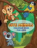 Cute Animals Coloring Book For Kids: 50 Amazing Mandala Animals Coloring Pages For Kids Ages 6+