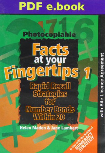 Facts at Your Fingertips PDF: A Photocopiable Activity Book - Rapid Recall Strategies for Number Bonds within 20