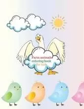 Farm animals coloring book for kids