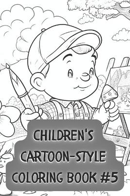 Children's cartoon-style coloring book #5