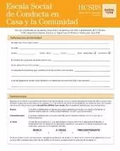 Home and Community Social Behavior Scales (HCSBS-2)  Rating Scales