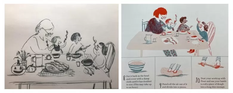 Illustrations from My First Cook Book