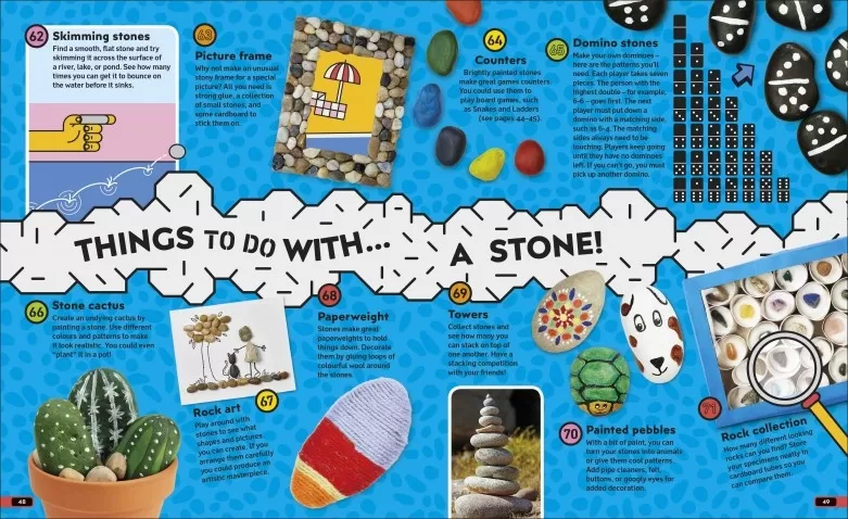 Unlock Your Imagination book stone activity
